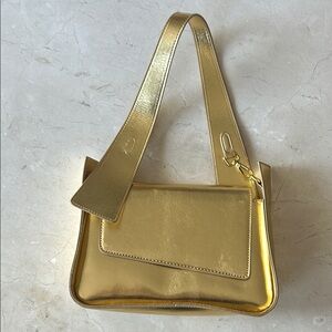 Gold Shoulder Bag